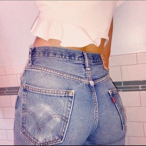 Vintage 550 Levi Cutoffs- Relaxed ‘Student Fit’